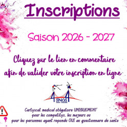 Inscriptions 2026-2027